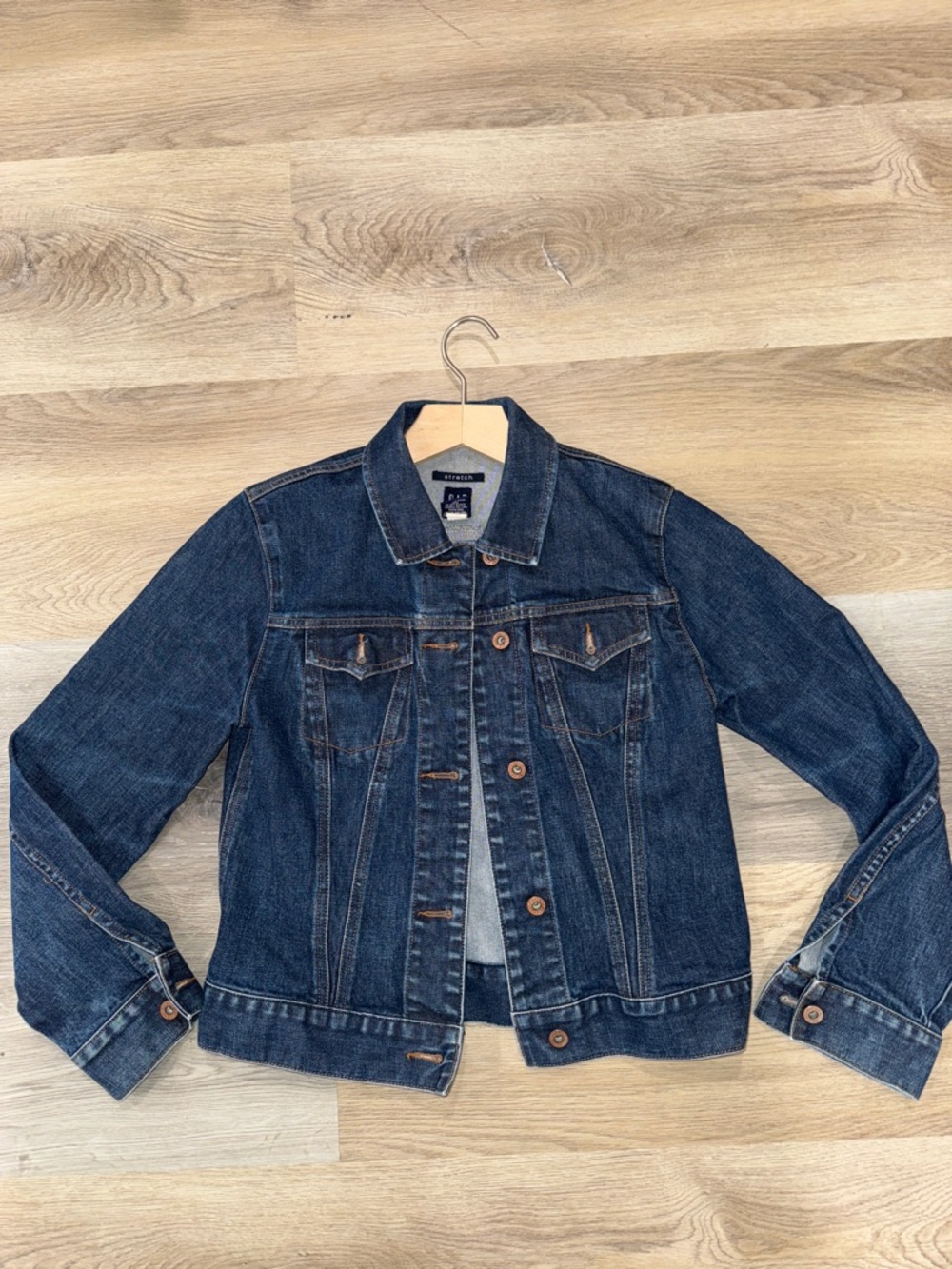GAP Blue Stretch Denim Jacket